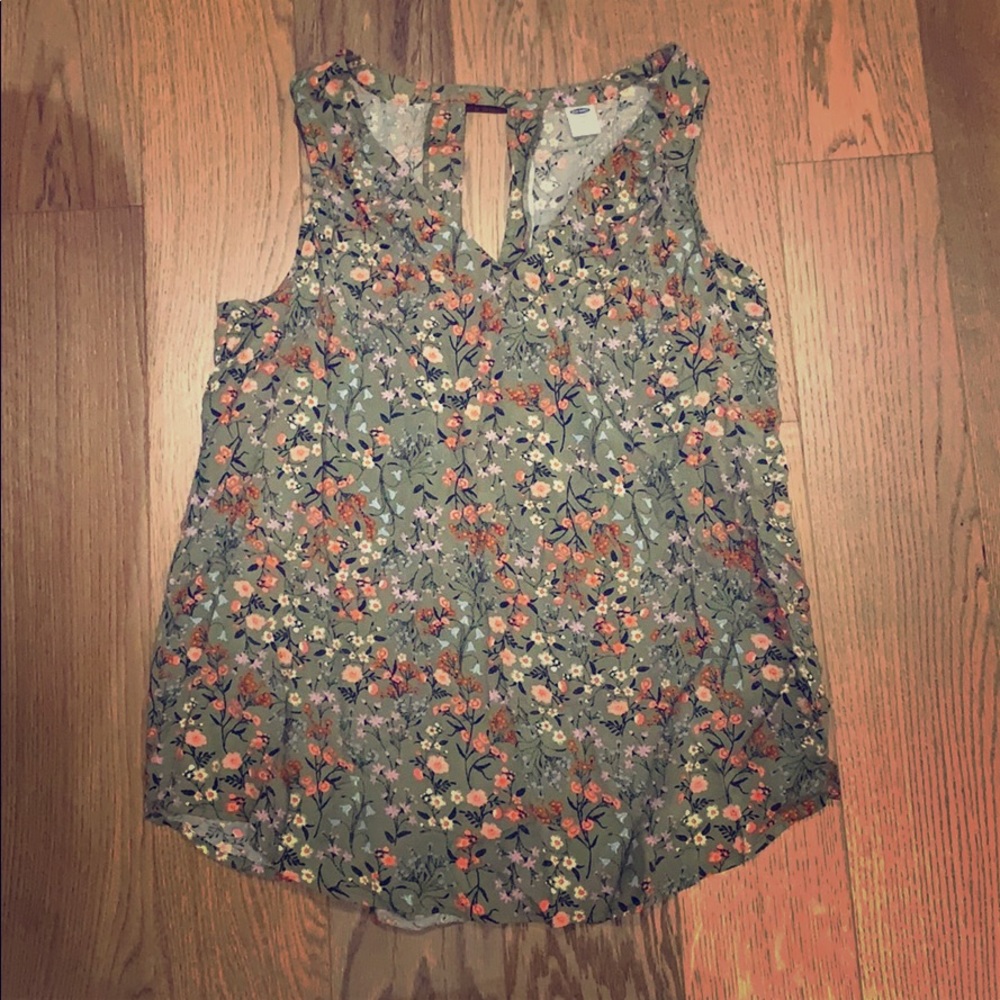 Old Navy Floral Print Tank Top